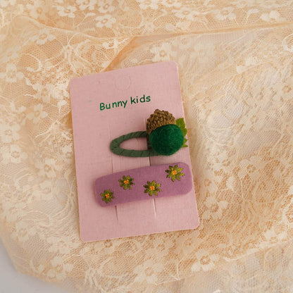 Children's Hairpin Milk Curry Hairpin Broken Hair Clip
