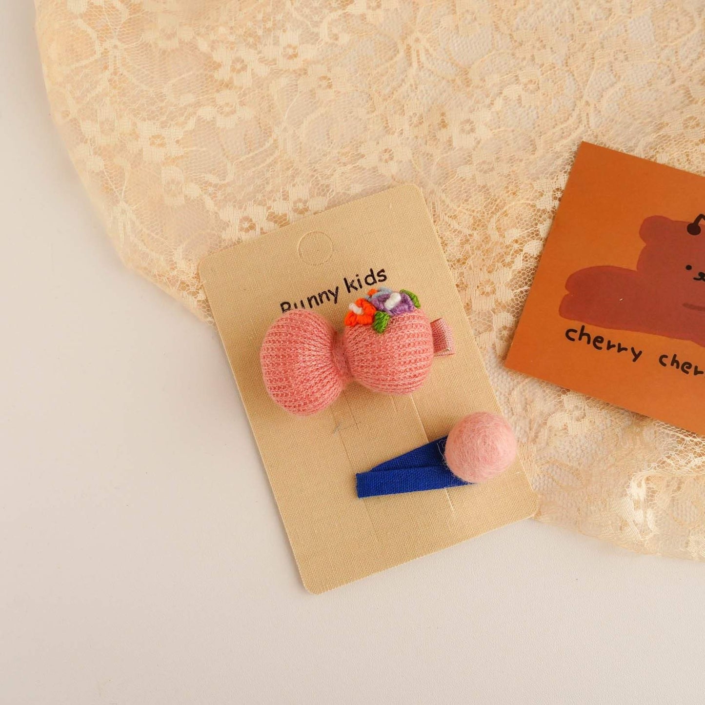 Children's Embroidered Hairpin Hair Accessories