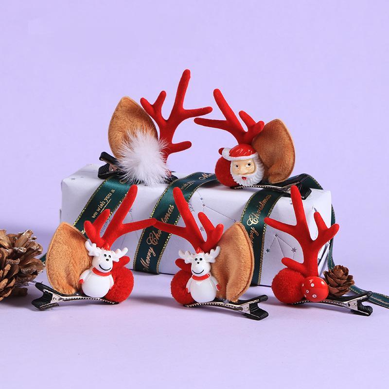 Girl's Hairpin Christmas Style Creative Hair Clip