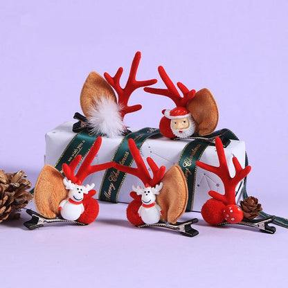 Girl's Hairpin Christmas Style Creative Hair Clip