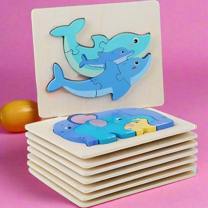 Children's Jigsaw Puzzle Wooden Toy