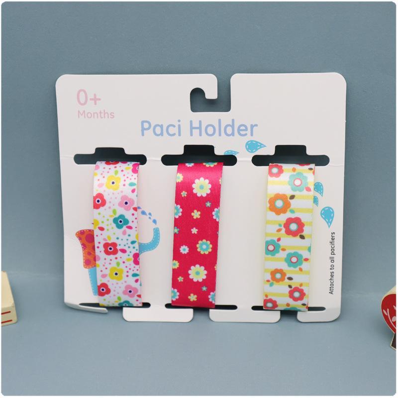 3pcs/set Colorful Baby Nipple Anti-dropping Pacifier Clip