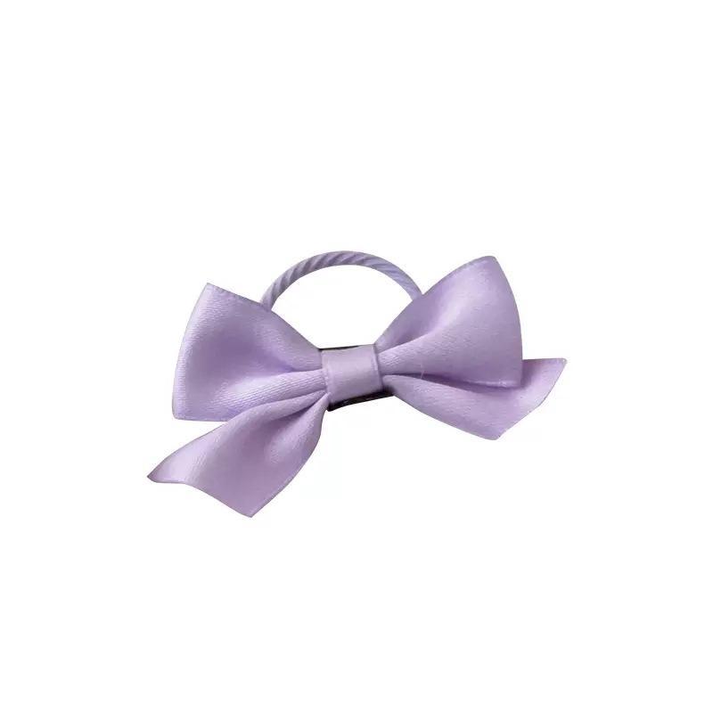 Children's Color Bow Hair Rope High Elasticity