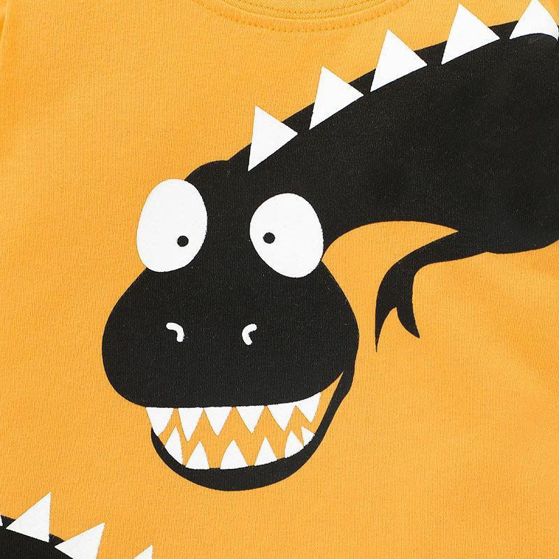 Children's Cartoon Crewneck Long Sleeve Tee