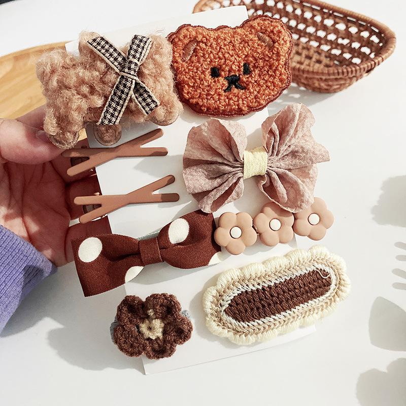 Bear Bow Children's Side Clip Hairpin