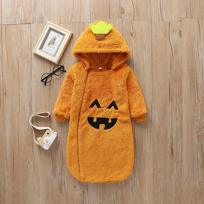Baby Halloween Long Sleeve Hooded Sleeping Bag Thickened