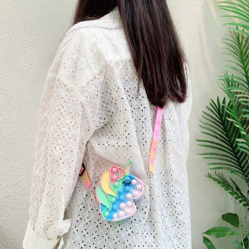 Children's Decompression Toy Bag Silicone Coin Purse