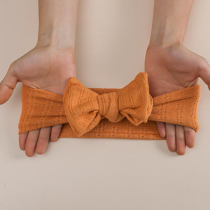 Children's DIY Double Bow Knit Headband