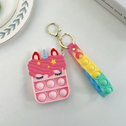 Mini Bag Pendant Keychain Decompression Toy
