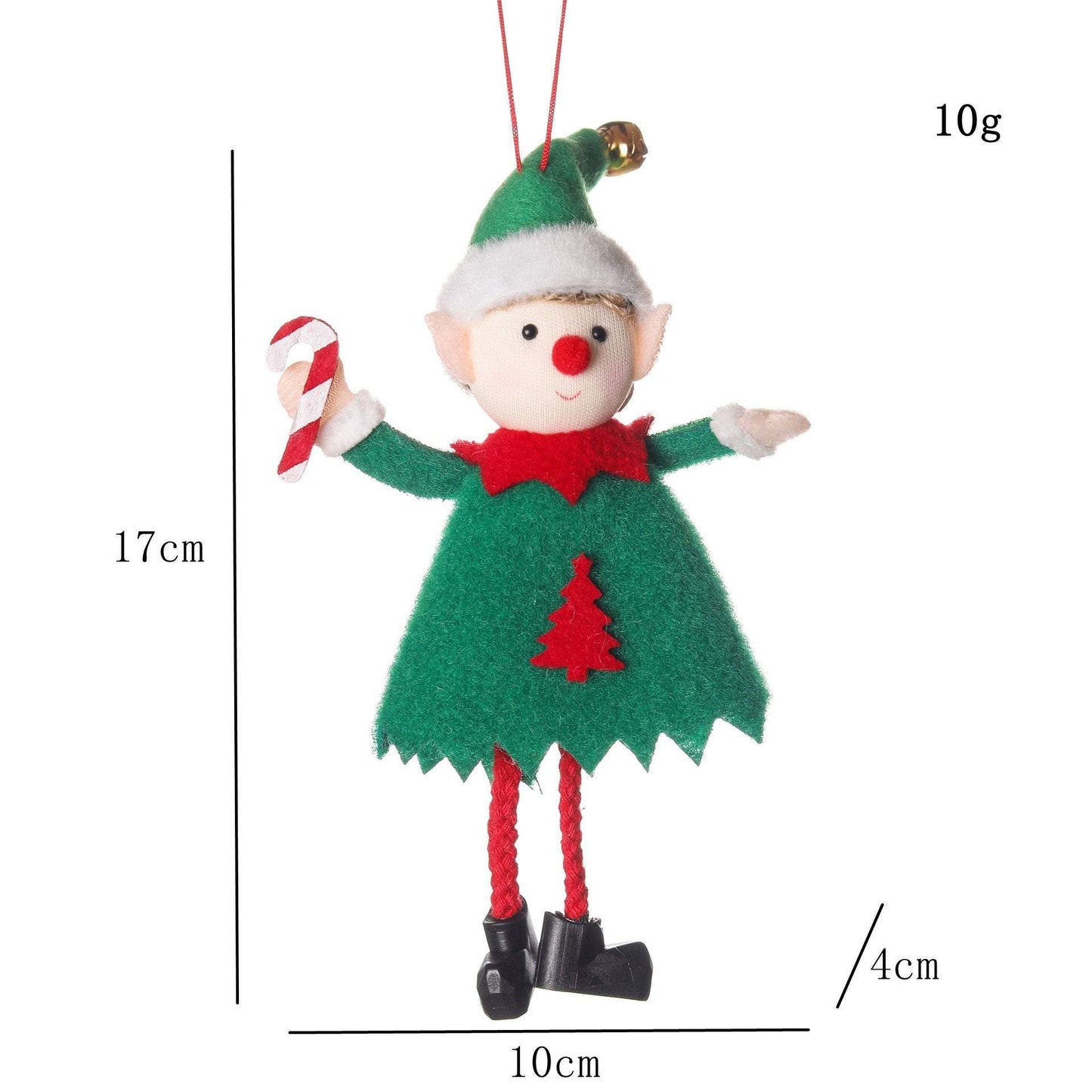 Christmas Ornaments Cute Elf Doll Christmas Tree Decoration