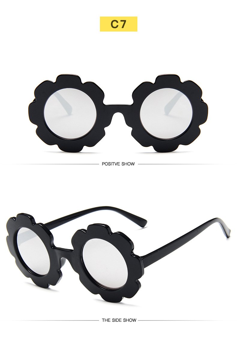 3PCS  New sunflower children's sunglasses wholesale