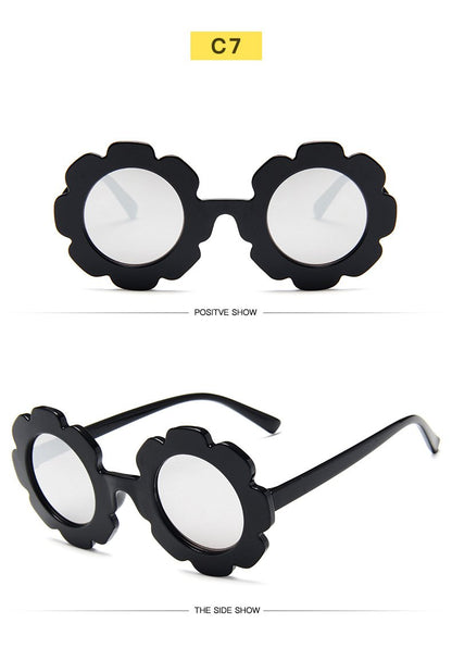 3PCS  New sunflower children's sunglasses wholesale