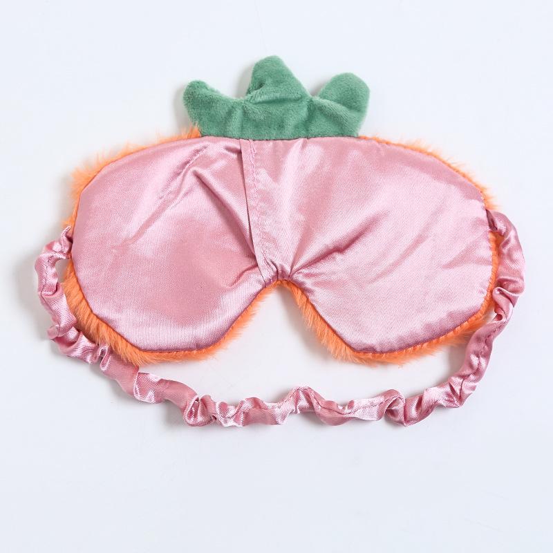 Fruit Style Plush Eye Patch Breathable Sleep Eyeshade