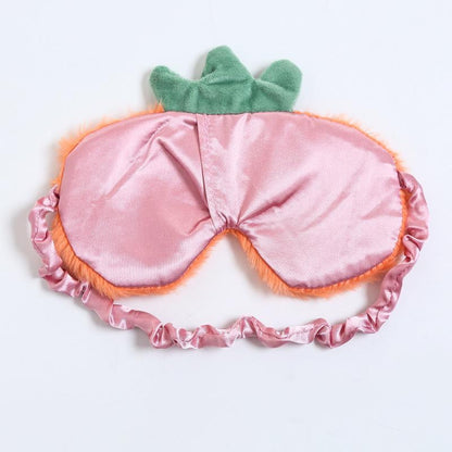 Fruit Style Plush Eye Patch Breathable Sleep Eyeshade