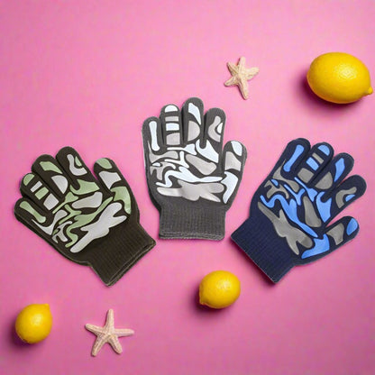 Children Camouflage Gloves
