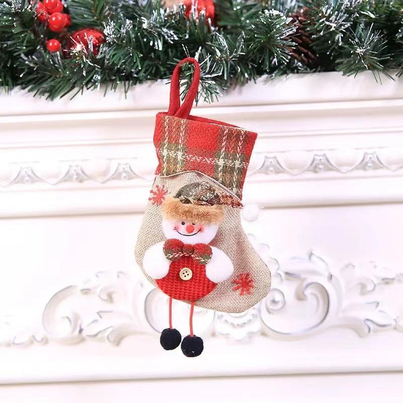 Christmas Stocking Ornaments Gift Bag Christmas Tree Pendant