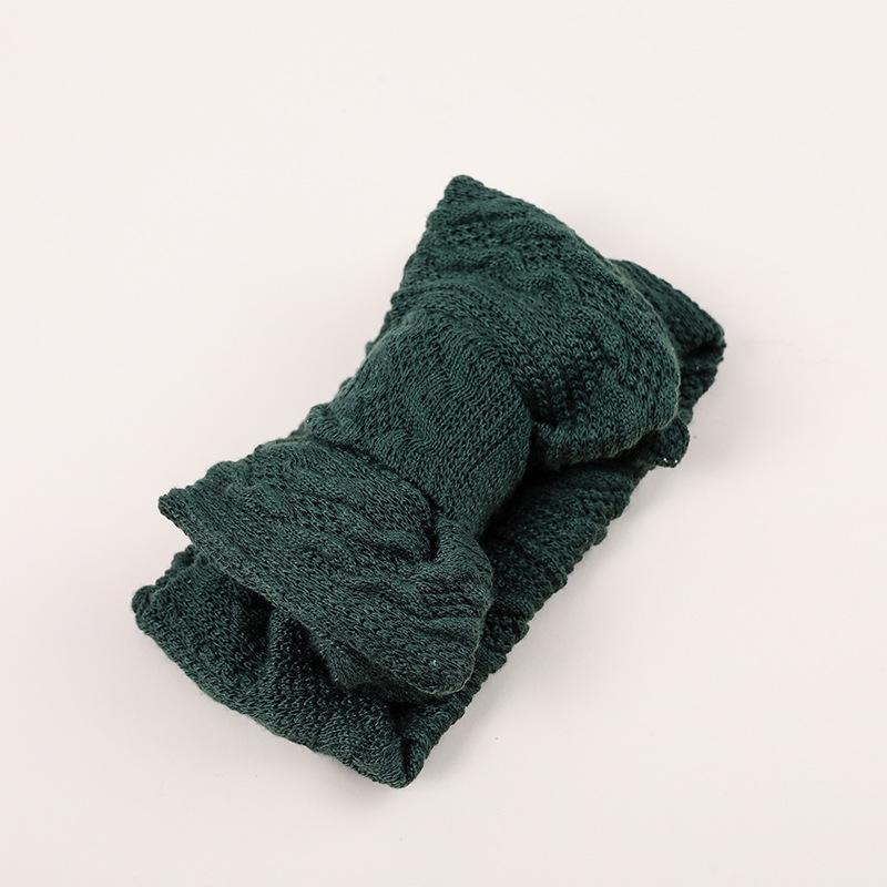 Children's Double Bow Knitted Hair Tape