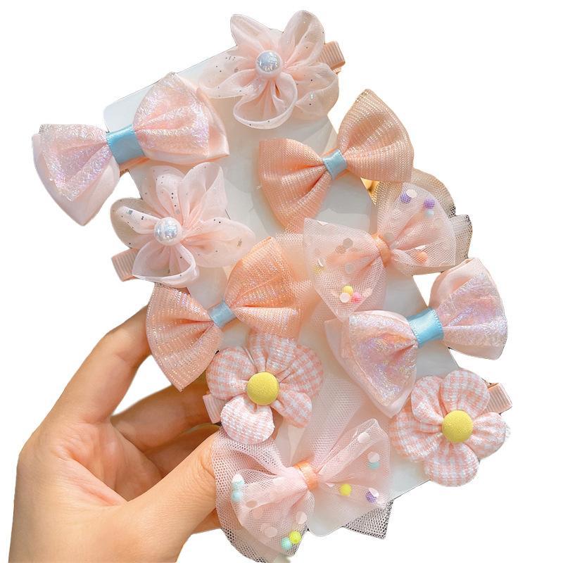 Bow Hairpin Fabric Flower Children's Hair Accessories