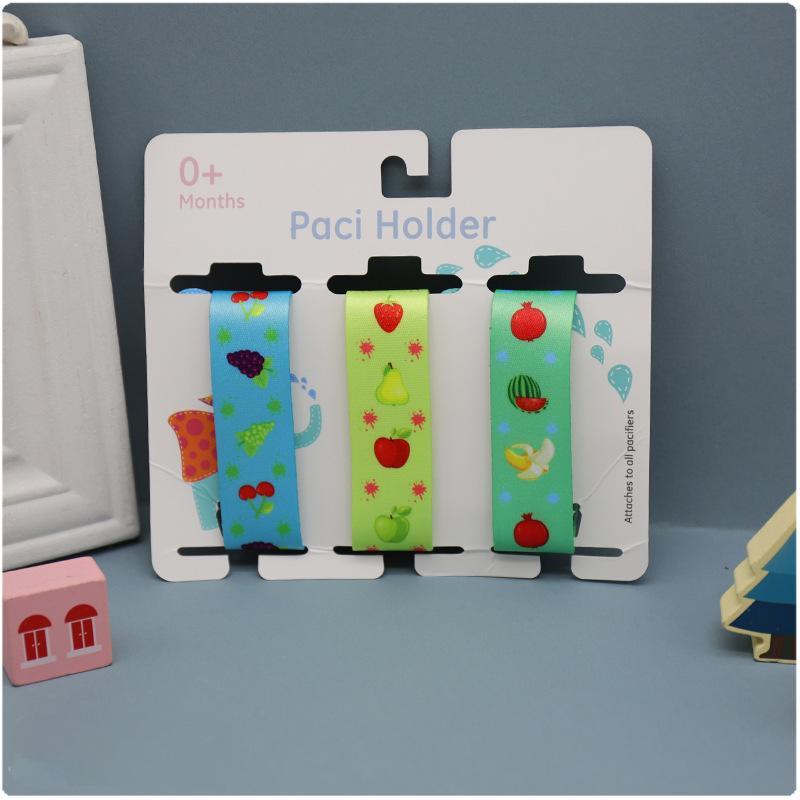 3pcs/set Colorful Baby Nipple Anti-dropping Pacifier Clip