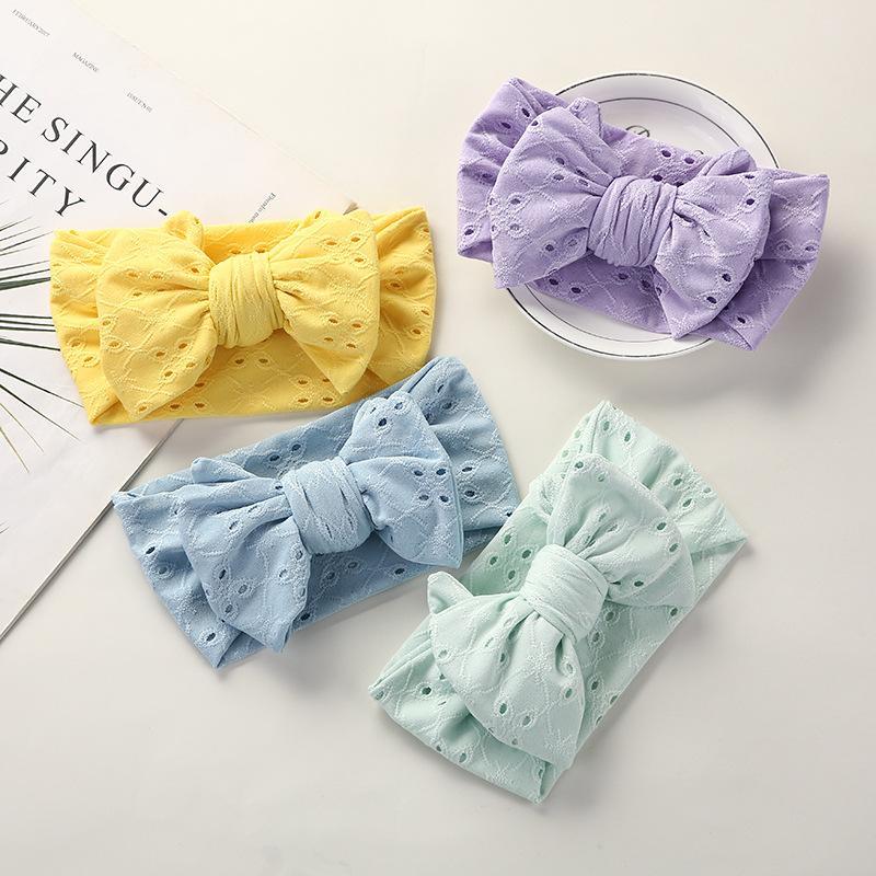 Children's Hand Embroidered Bow Hair Tape