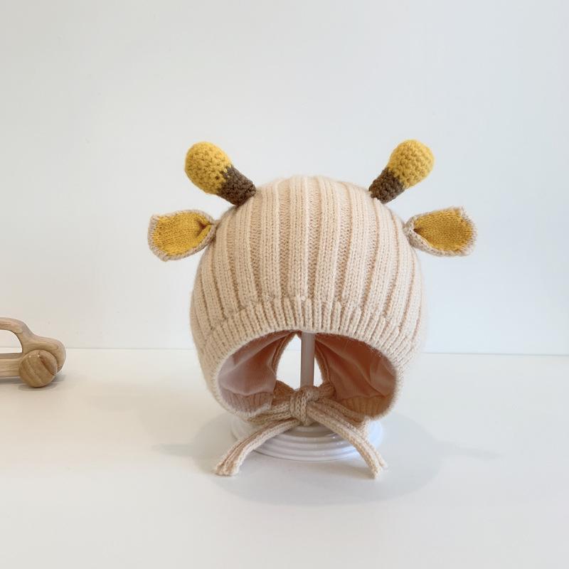 Baby Antler Ear Protection Hat Wool Hat