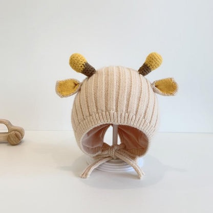 Baby Antler Ear Protection Hat Wool Hat