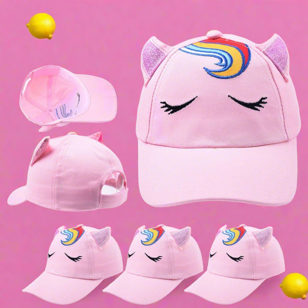 Children's Hat Fashion Cartoon Unicorn Baseball Cap