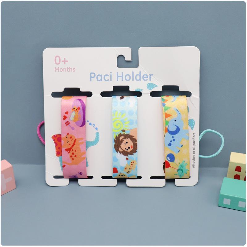 3pcs/set Colorful Baby Nipple Anti-dropping Pacifier Clip