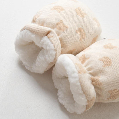 Baby Plush Gloves Baby Anti-scratch Autumn Warm Gloves