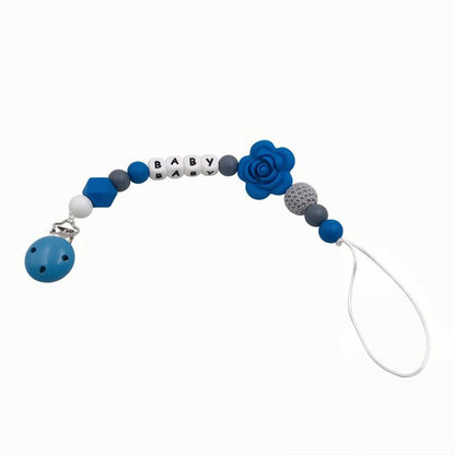 Baby Pacifier Clip Teether Toy Silicone Anti-drop Chain