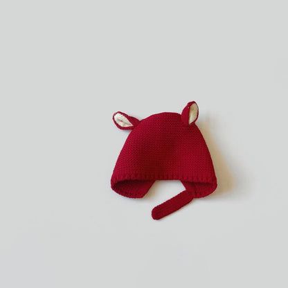 Baby Hat Bunny Ear Knit Wool Hat