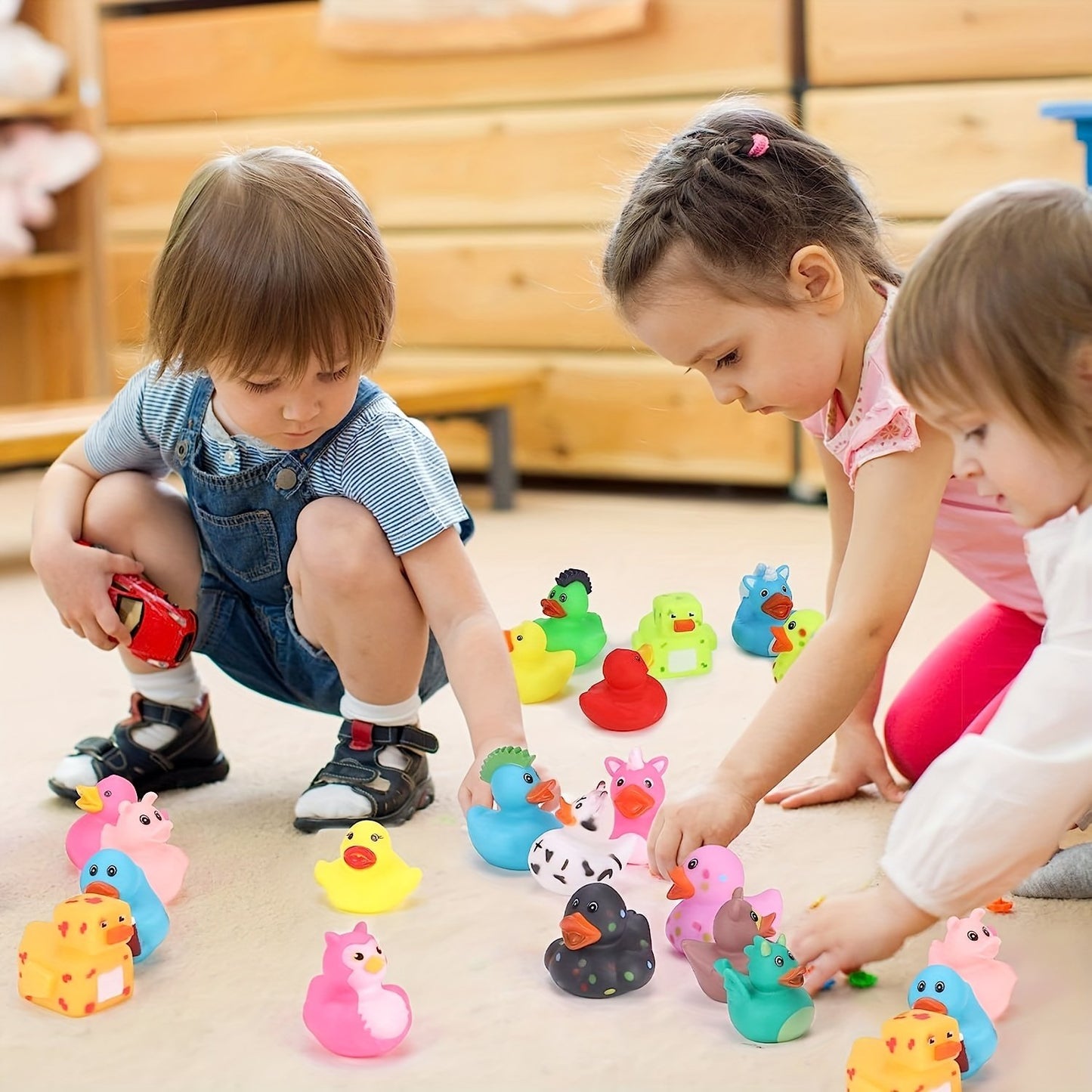 Assorted Rubber Ducks Toy Duckies For Kids And Toddlers