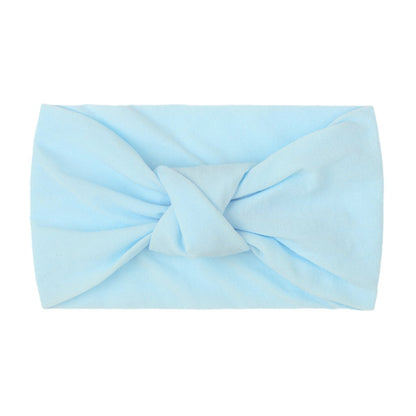 Children's Headwear Baby Solid Nylon Brimmed Hair Band Baby