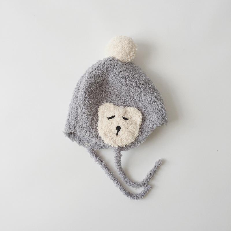 Baby's Hand-Knitted Ear Hood Hood
