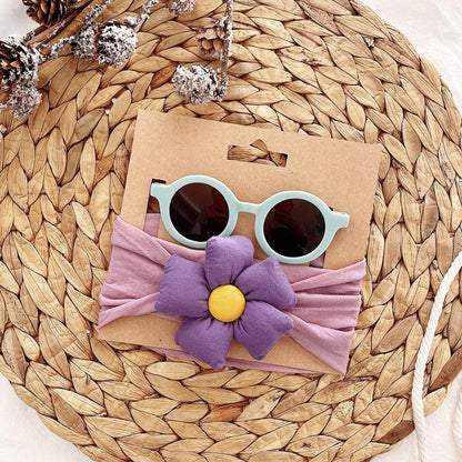 Children's Glasses Set Elastic Hair Band