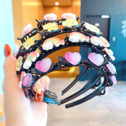 Children's Hair Accessories Hair Hoop Colorful Hairpin