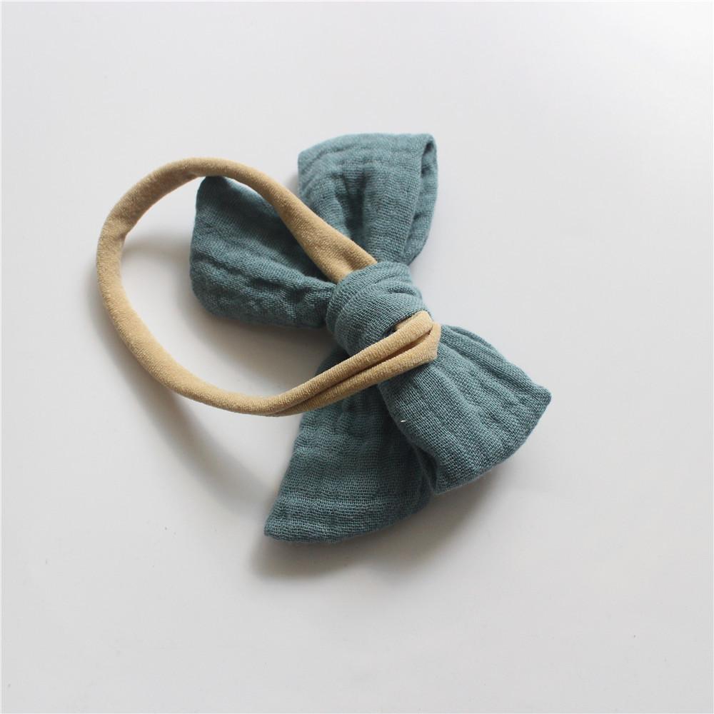 Baby Cotton Gauze Bow Hair Band Children's Hair Accessories