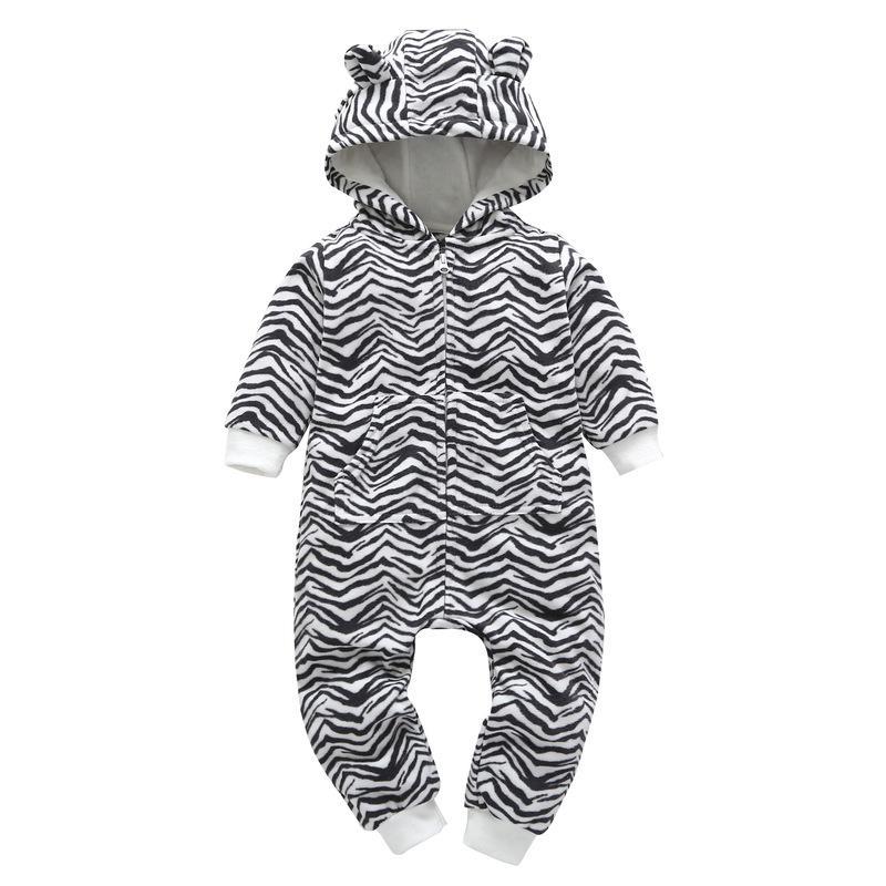Long-sleeved Jumpsuit Velvet Baby Clothes Climbing Clothes