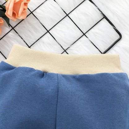 Children's Pullover Long Sleeve Pants Two-Piece Set