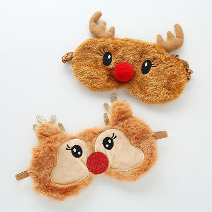 Cute Fawn Plush Sleep Mask