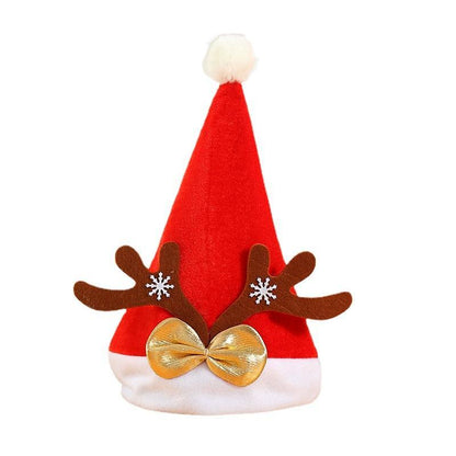 Red Velvet Padded Christmas Hat