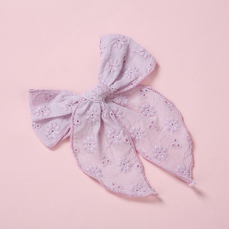 Children's Hollow Embroidered Hairpin