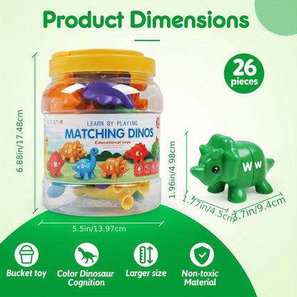 Matching Letters Fine Motor Toy Double-Sided