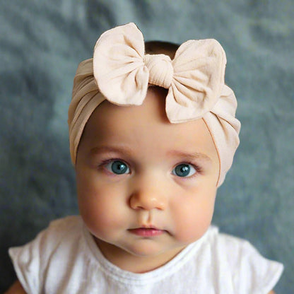 Children's Hair Accessories Nylon Bow Hair Band