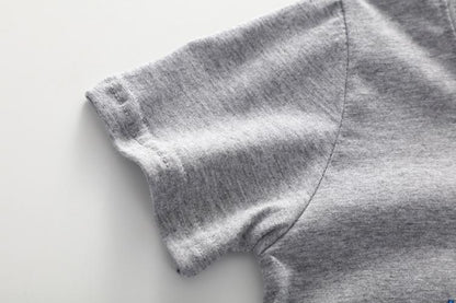 Short sleeve children's T-shirt round