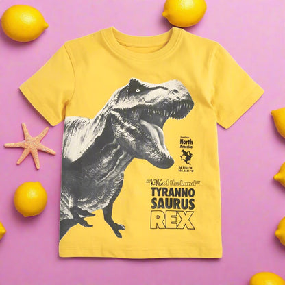 Cotton Round Neck Short Sleeve Children's T-shirt