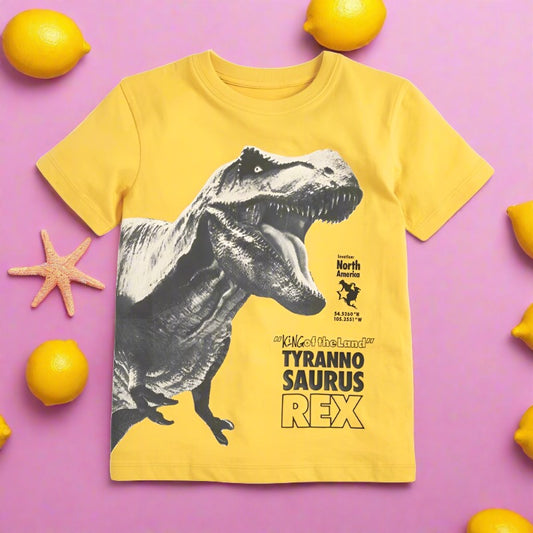 Cotton Round Neck Short Sleeve Children's T-shirt
