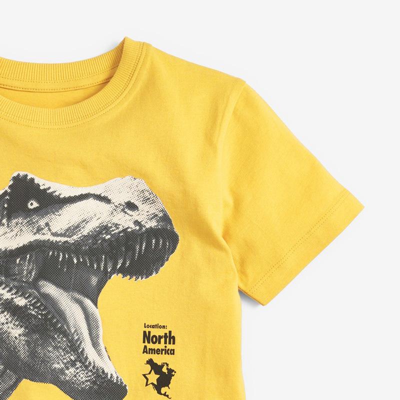 Cotton Round Neck Short Sleeve Children's T-shirt