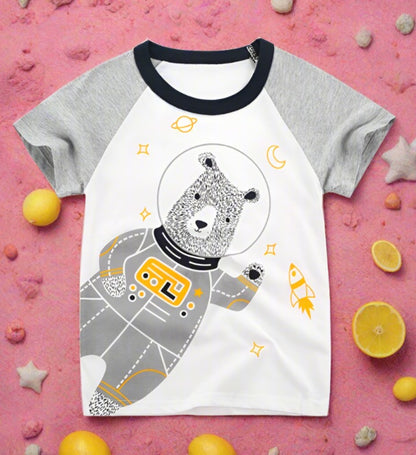 Children's short sleeved T-shirt