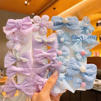 Bow Hairpin Fabric Flower Children's Hair Accessories
